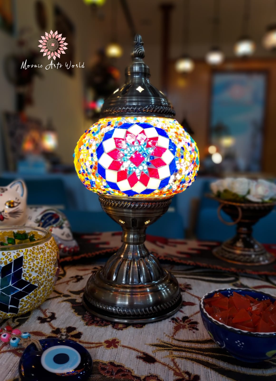 Atelier Lampe Mosaïque